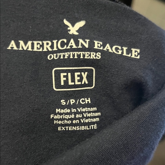 American Eagle Outfitters Dark Blue Hoodie with Red AE USA - Picture 3 of 3